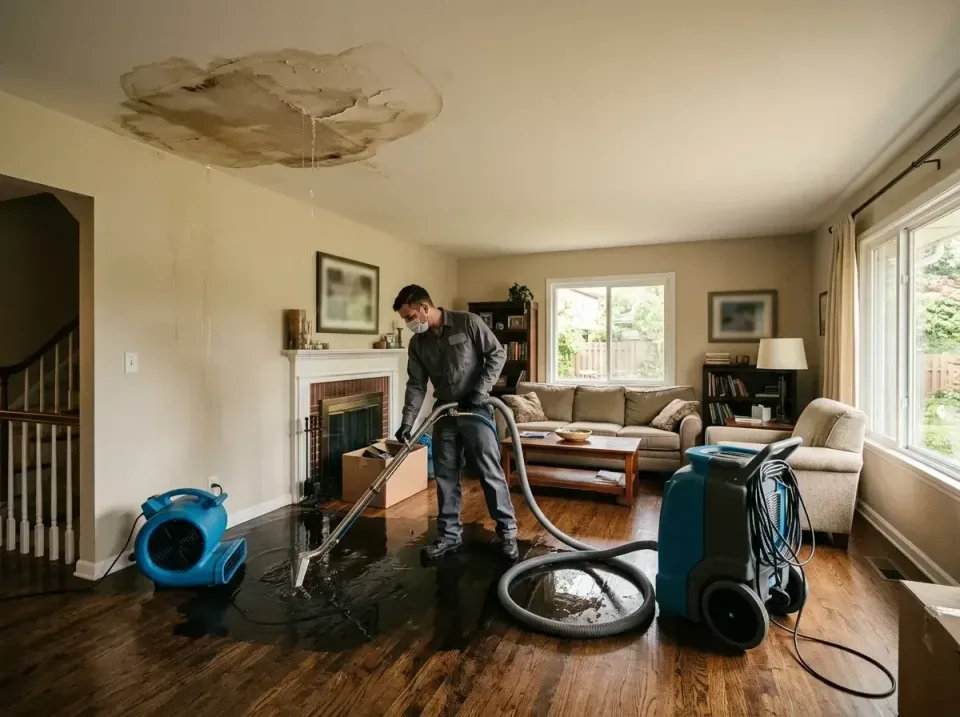 attic-pipe-burst-ceiling-drip-008 — frequently asked questions, Water Damage Restoration & Carpet Care in Winfield, IN